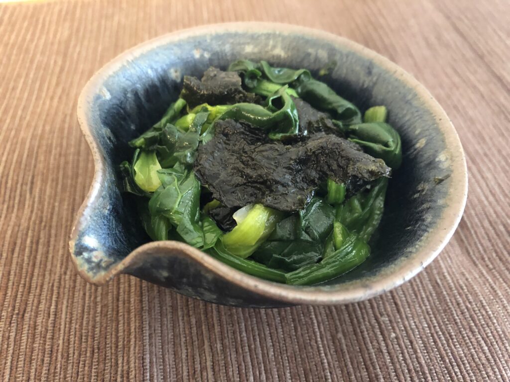 簡単10分 ほうれん草と海苔のサラダ ひめくりおつまみレシピ